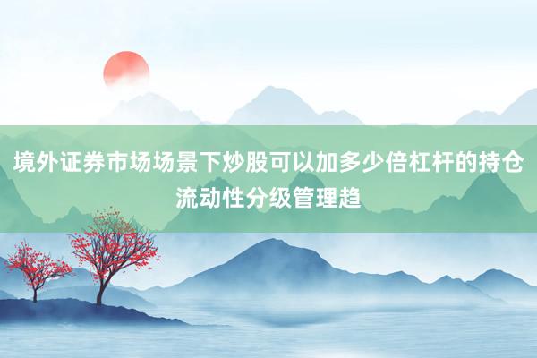 境外证券市场场景下炒股可以加多少倍杠杆的持仓流动性分级管理趋